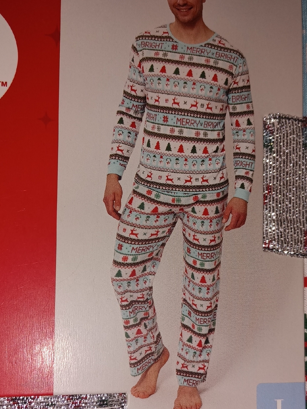 Men's Merry Bright Holiday Pajama Set